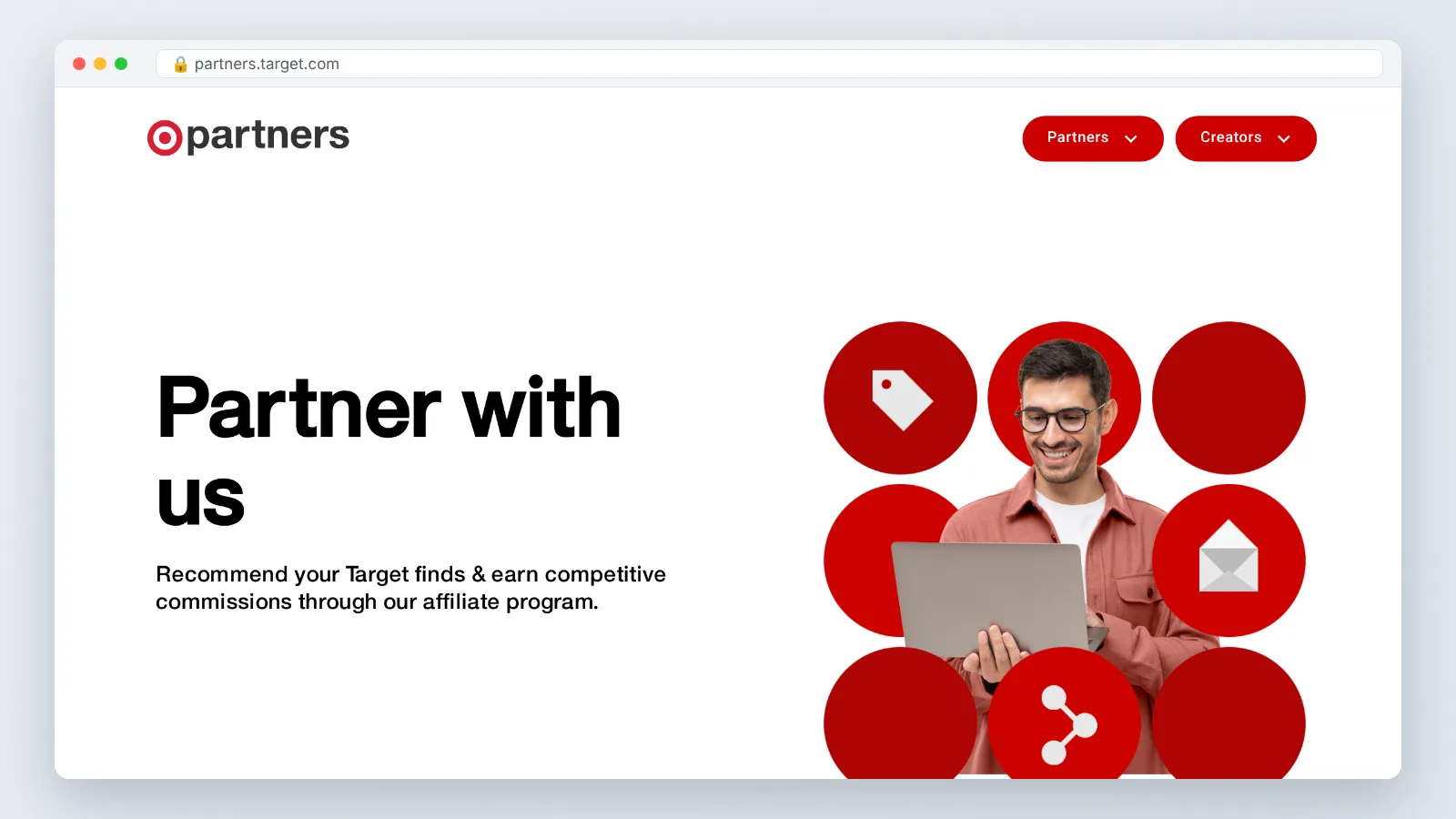 Target Affiliate Program official site preview